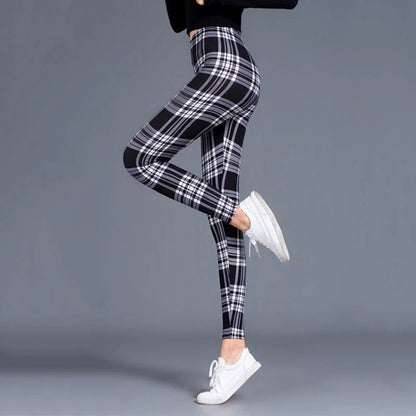 Damen High Waist Leggings - Y2K Style