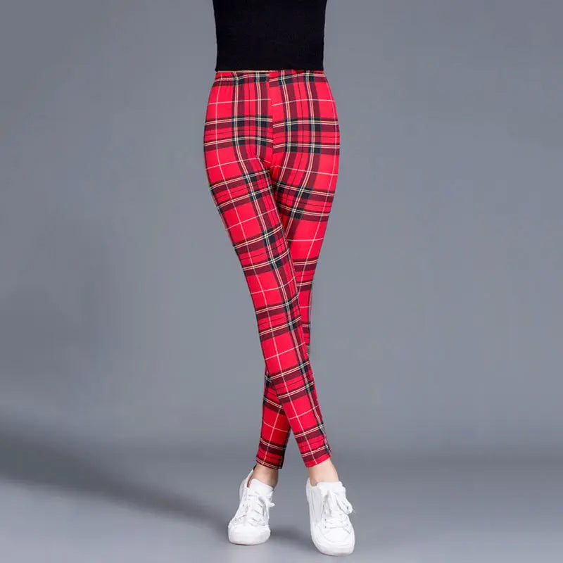 Damen High Waist Leggings - Y2K Style