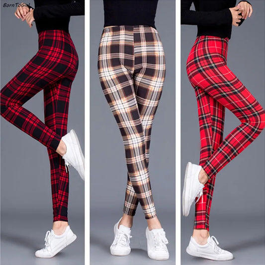 Damen High Waist Leggings - Y2K Style