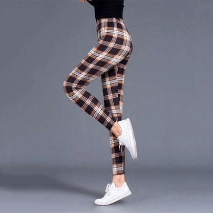 Damen High Waist Leggings - Y2K Style