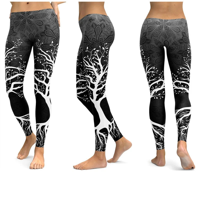 LI-FI Print Yoga Leggins