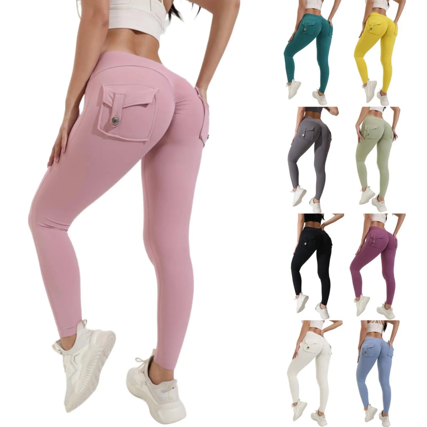 Booty Lift Leggings mit Taschen