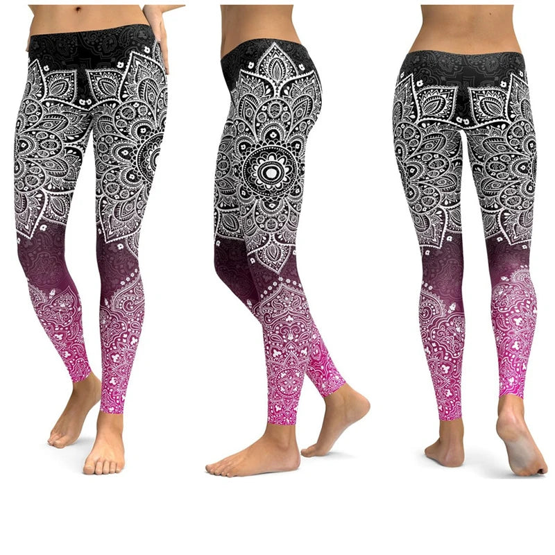 LI-FI Print Yoga Leggins